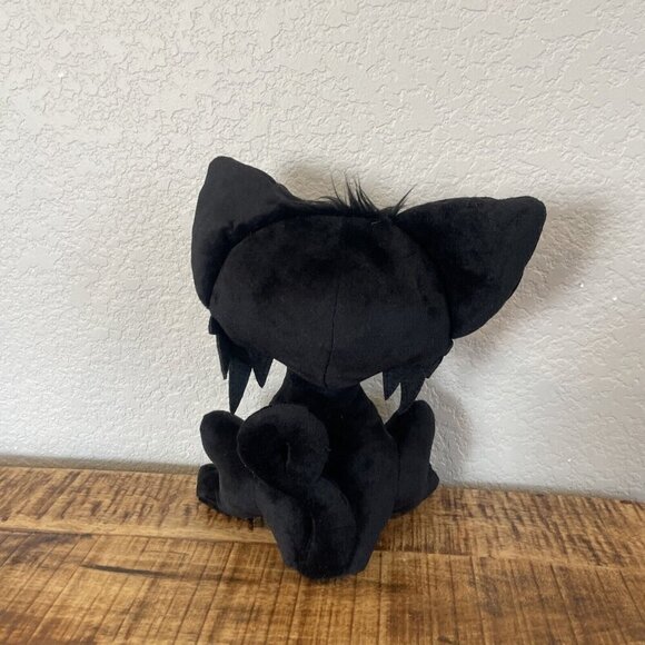 Bad Kitty Plush Doll 12” Merry Makers Black Cat Stuffed Animal - Picture 6 of 9